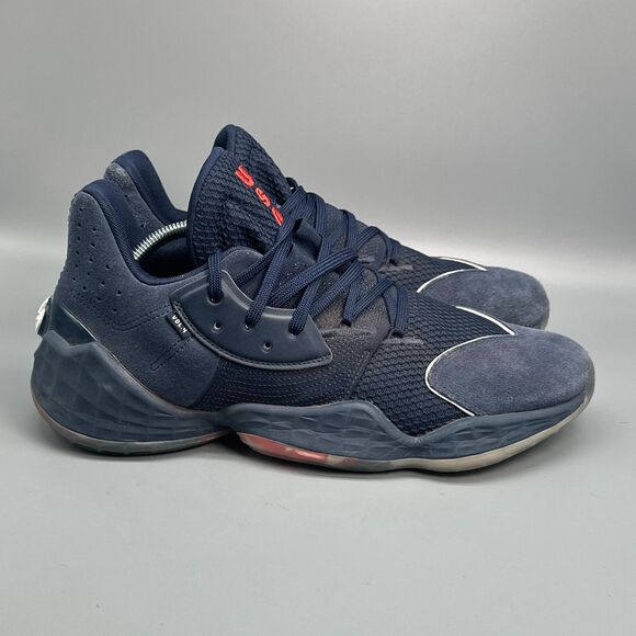 Adidas Harden Vol.4 GCA Men 11 Navy Blue Athletic Sneakers Low Top Running Shoes main image 4